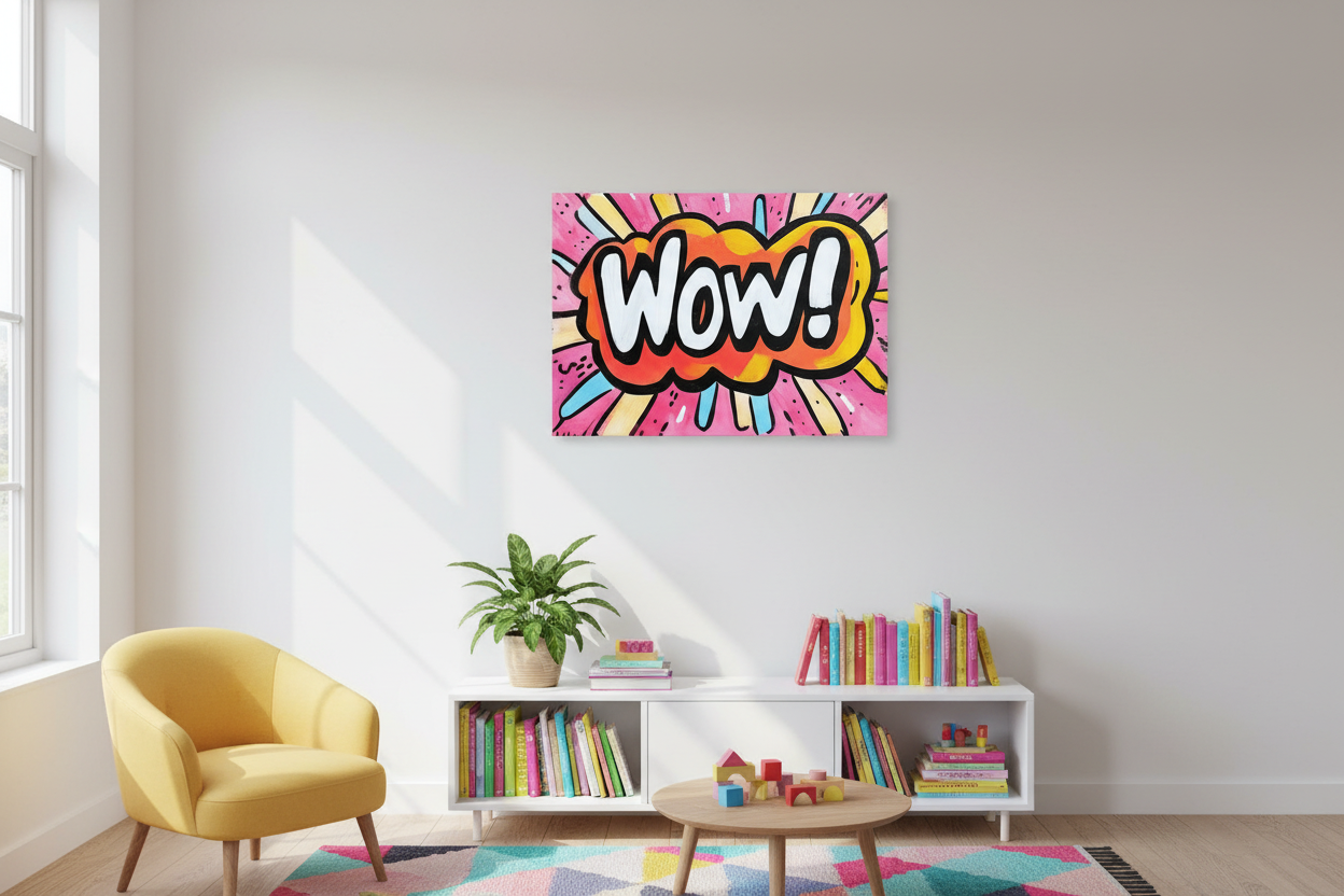 Knallende Wow Pop Art