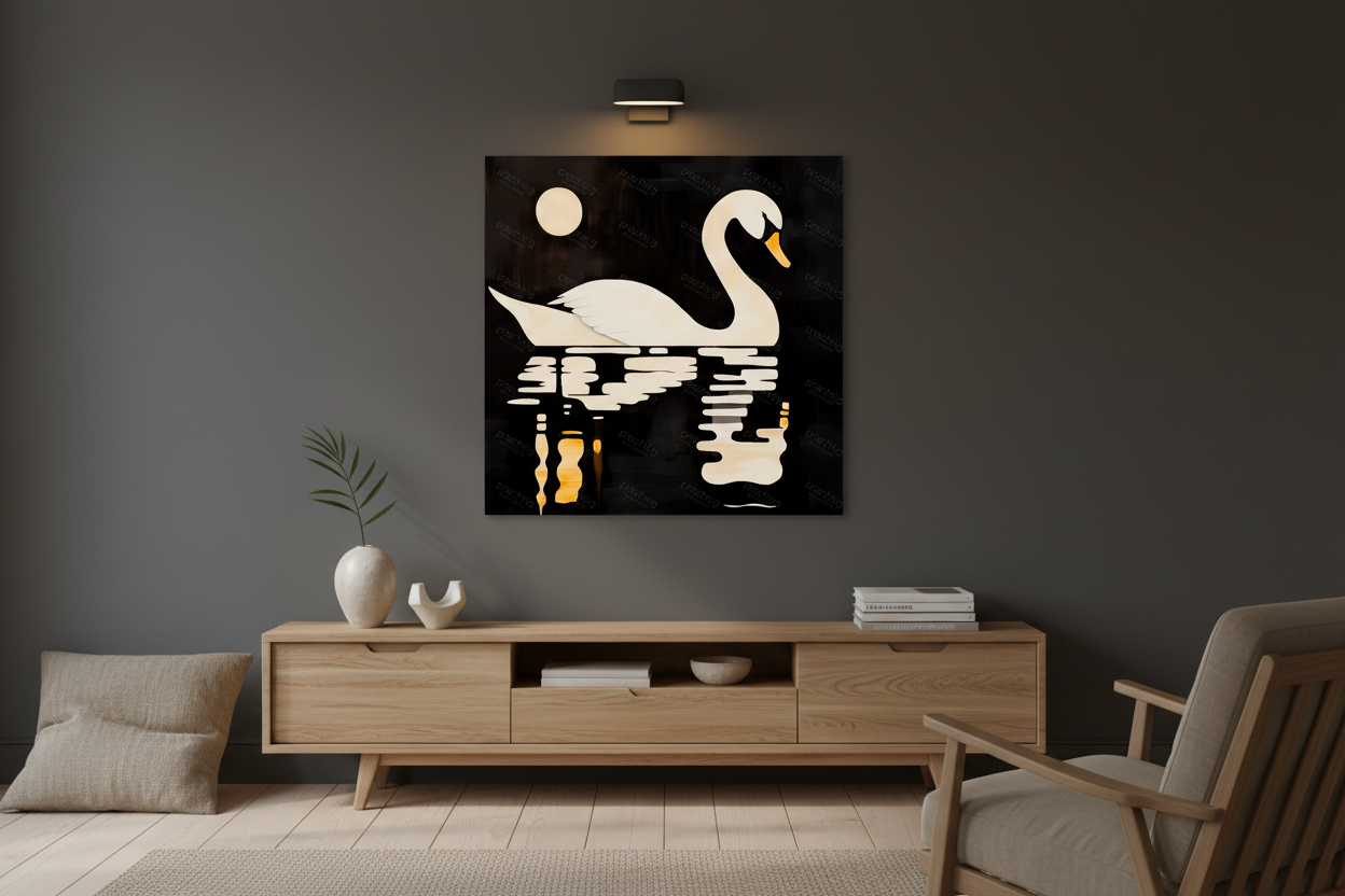 Zwaan bij Nacht