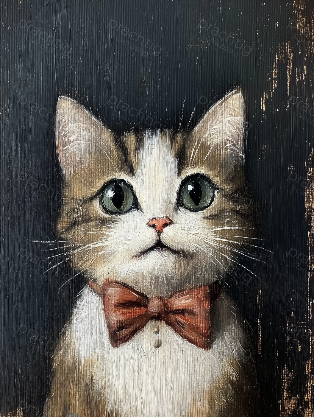 Schattige Kat met Strik