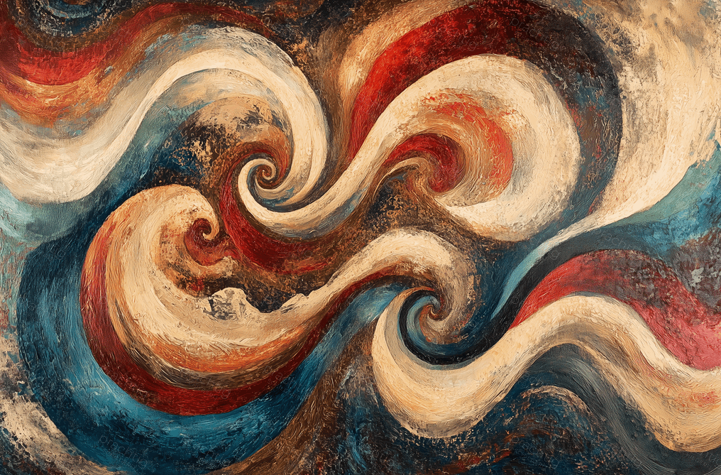 Dynamische Vortex van Kleur