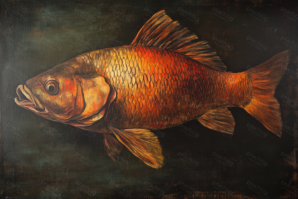 Vurige Vis in Rustige Diepte