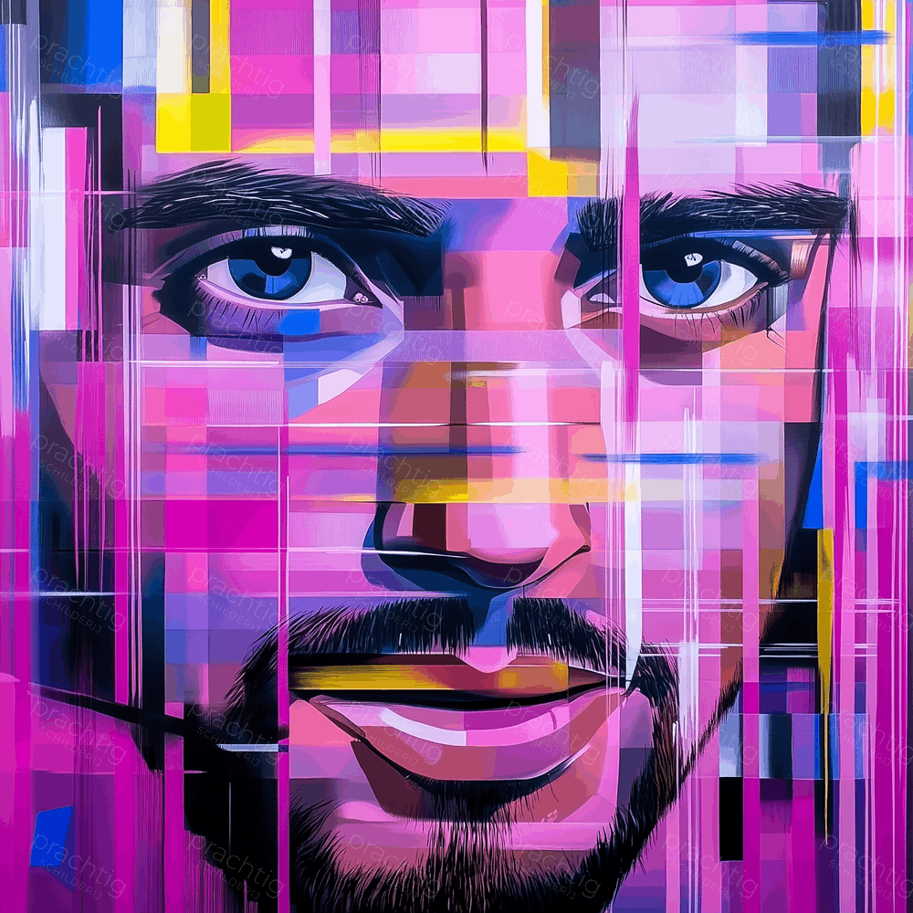 Dynamisch Geometrisch Portret