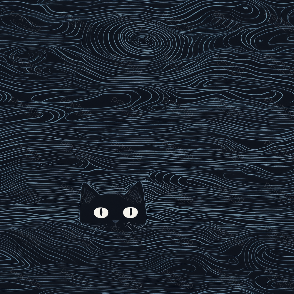 Kattenogen in de nacht