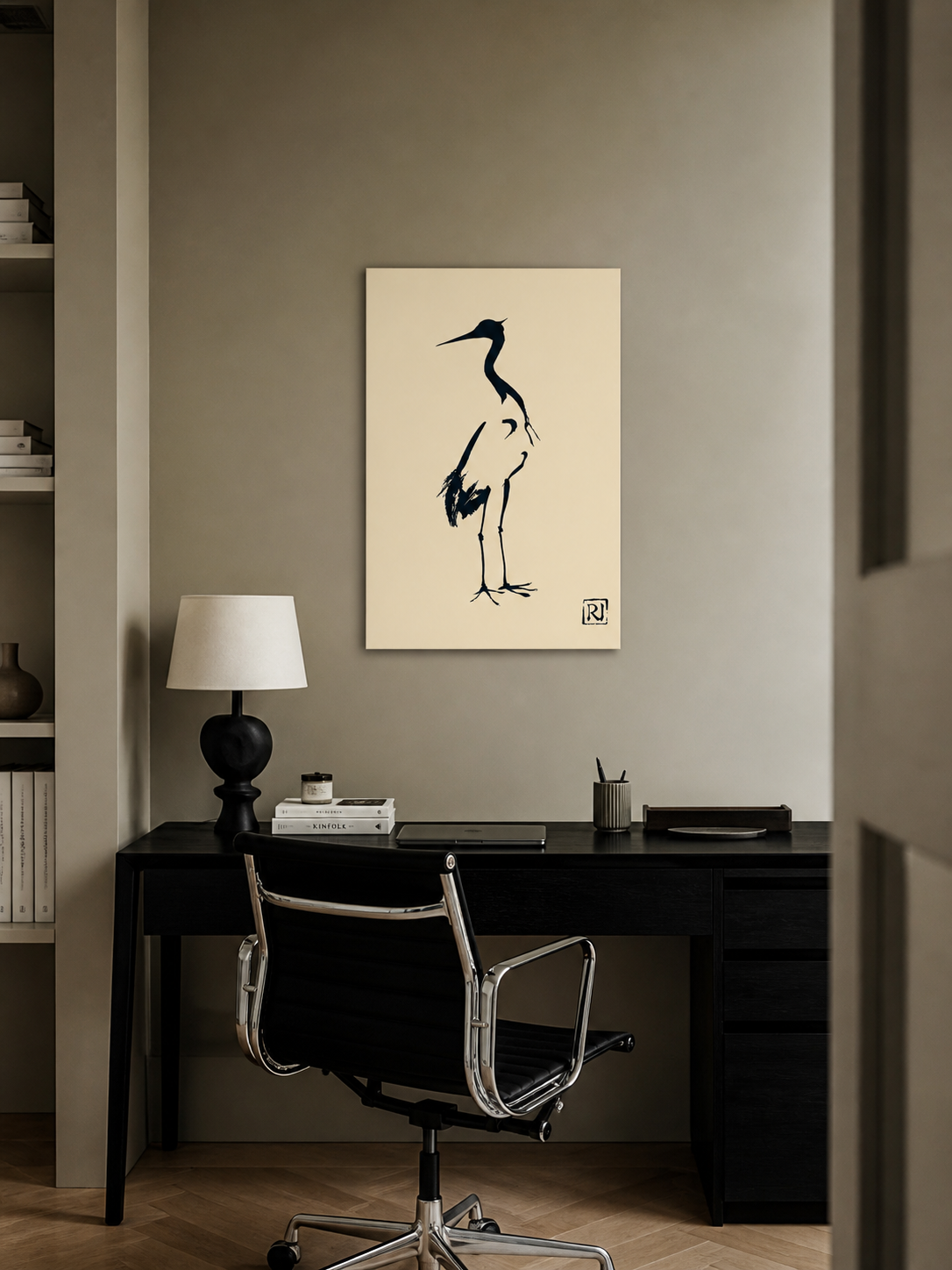 Elegante Vogel in Eenvoud
