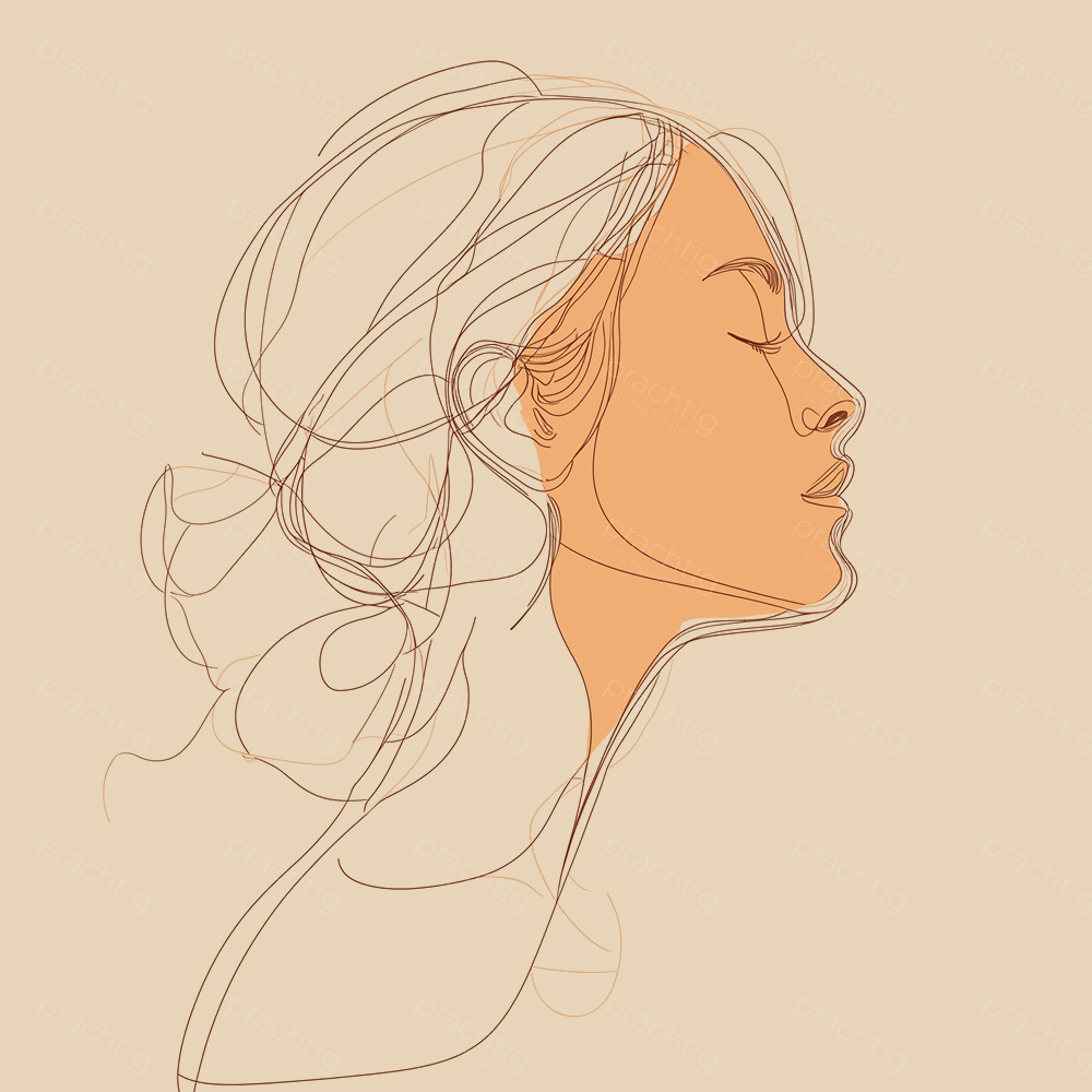 Dromerig profiel in lijnenspel