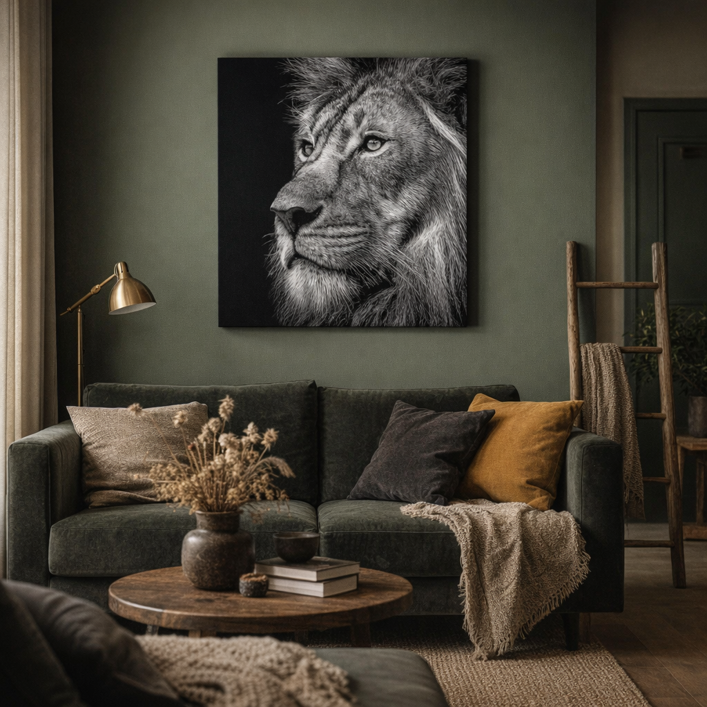 Majestueuze Leeuw Blik
