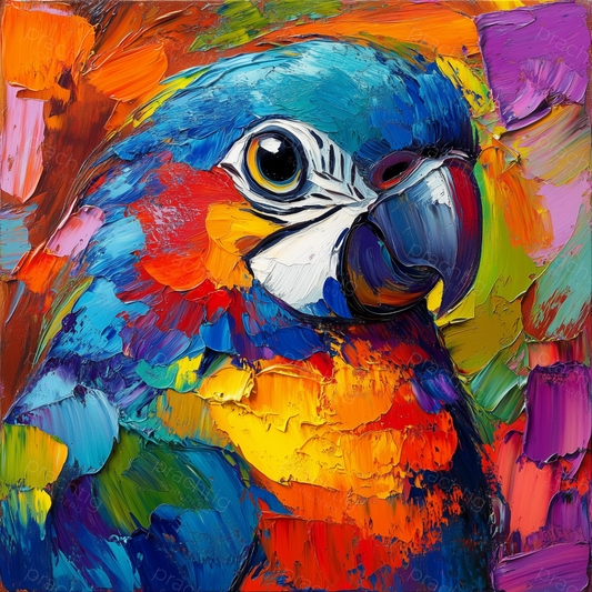 Papegaai in Levendige Kleuren