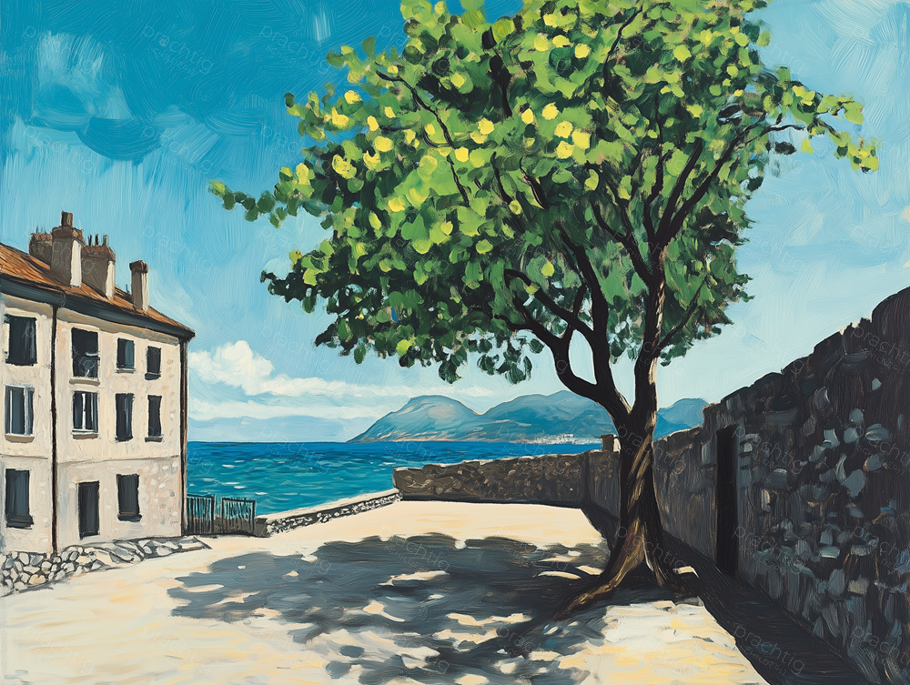 Zomers Uitzicht aan Zee