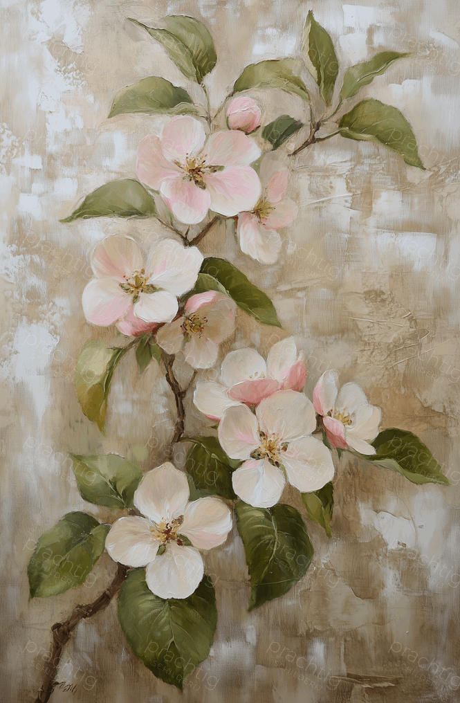 Bloeiende Tak in Zachte Tinten