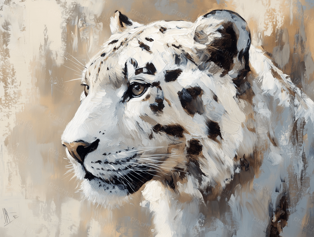 Sneeuwluipaard in de Zon