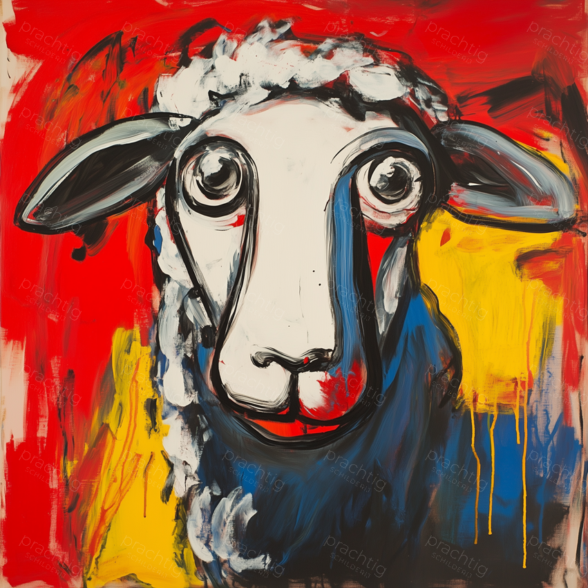Nieuwsgierig Schaap