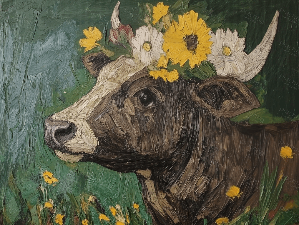 Bloemenkroon op Koeienkop