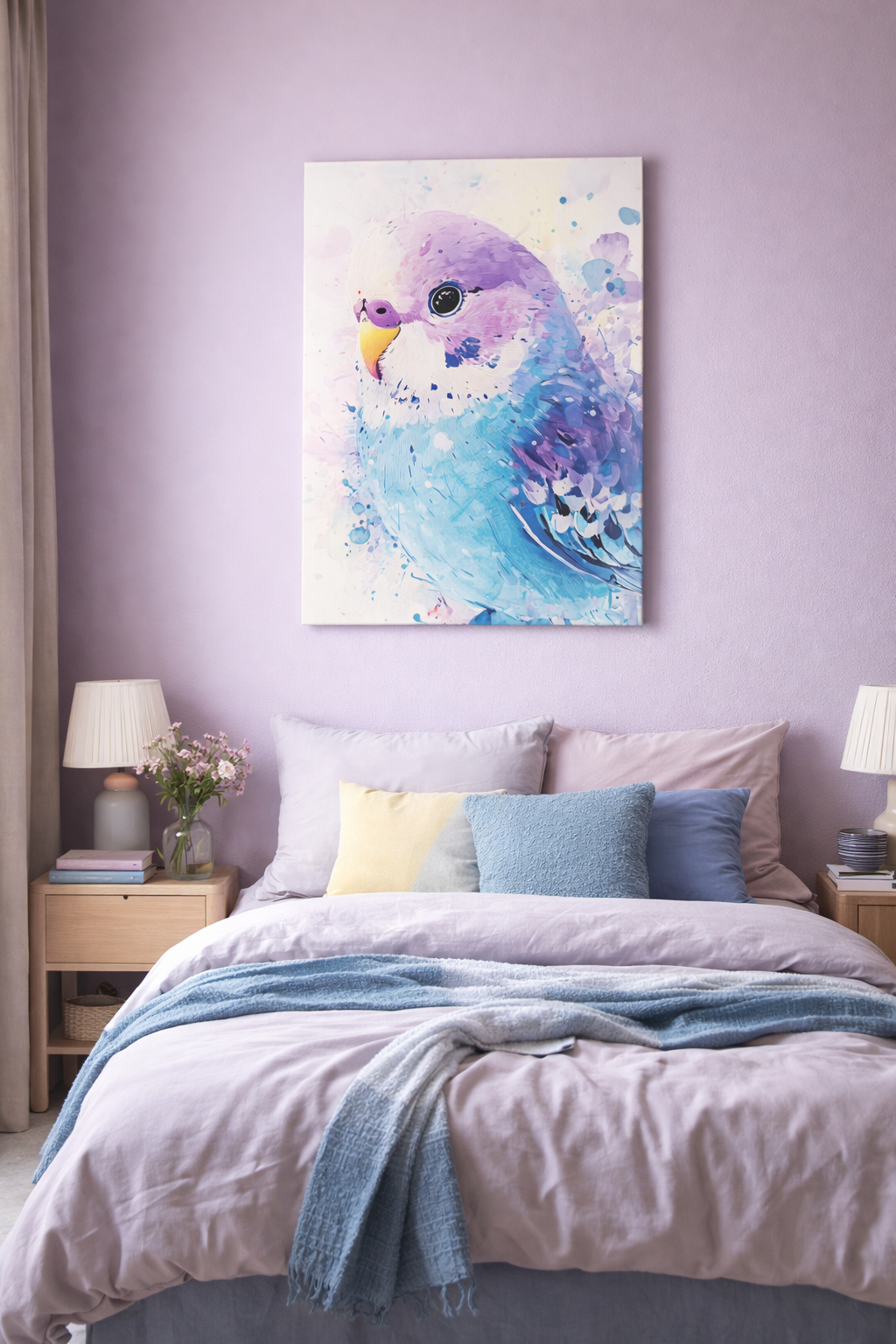 Lentevogel in Pastel