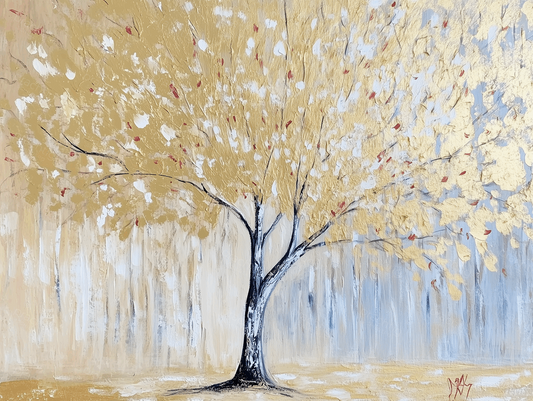 Gouden Boom in Herfstsfeer