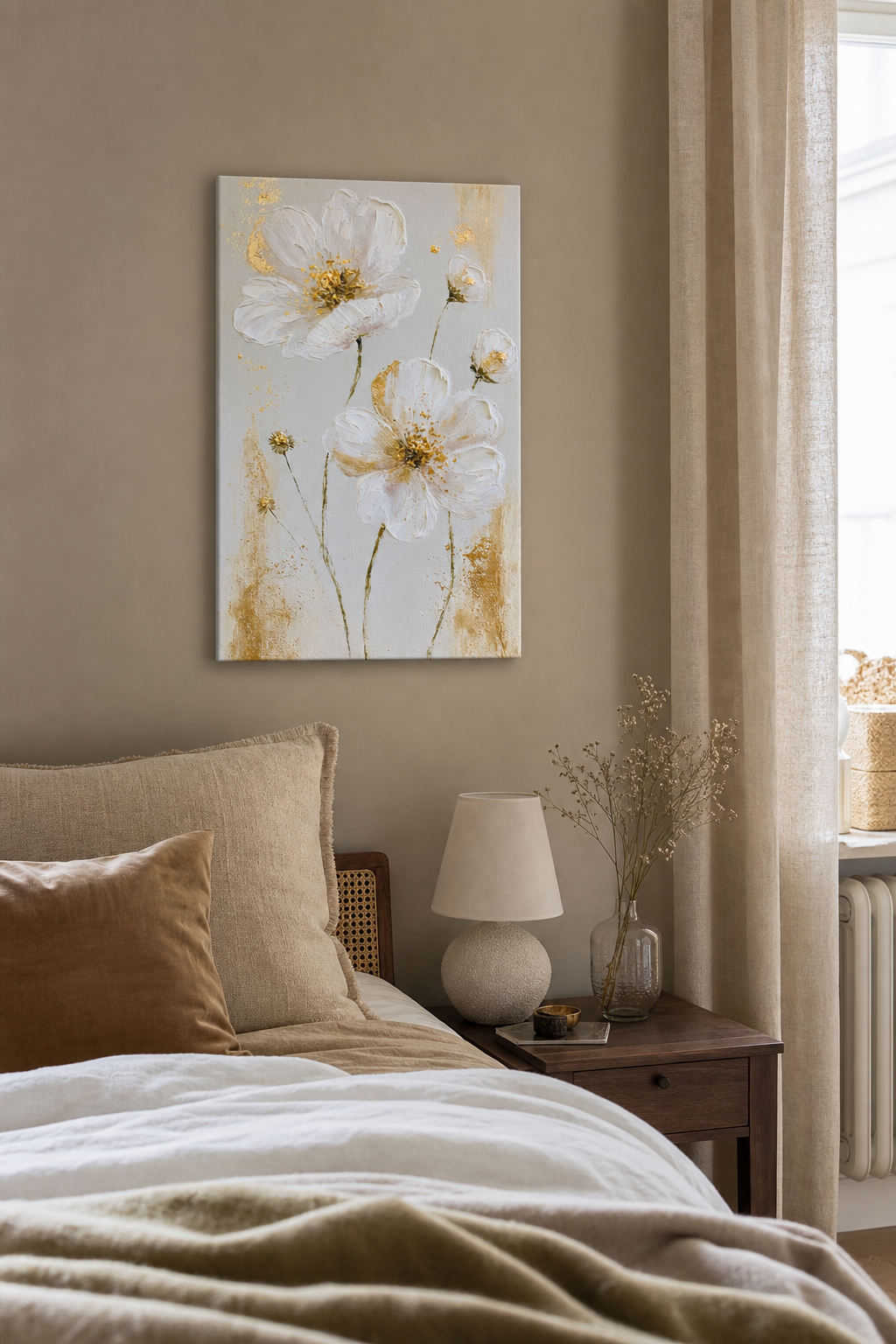 Bloemenpracht in Goud
