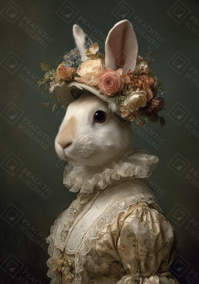 Elegantie in een Dierlijk Portret
