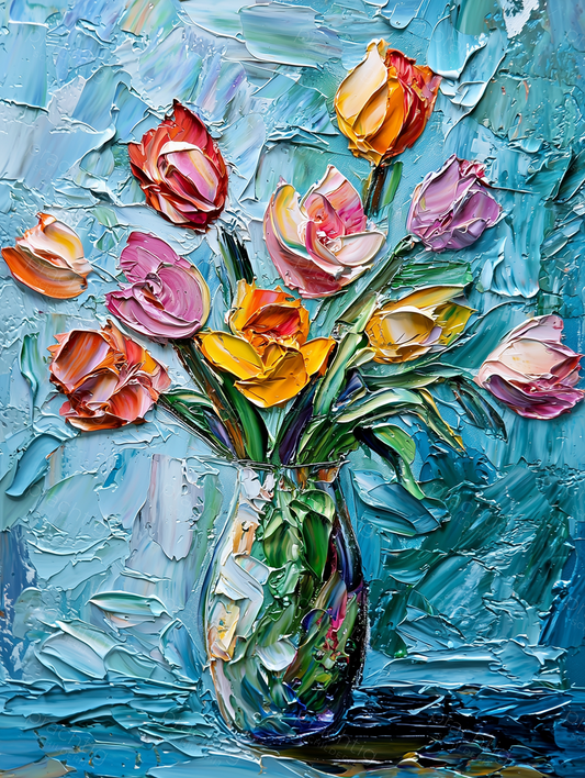 Tulpen in Bloei