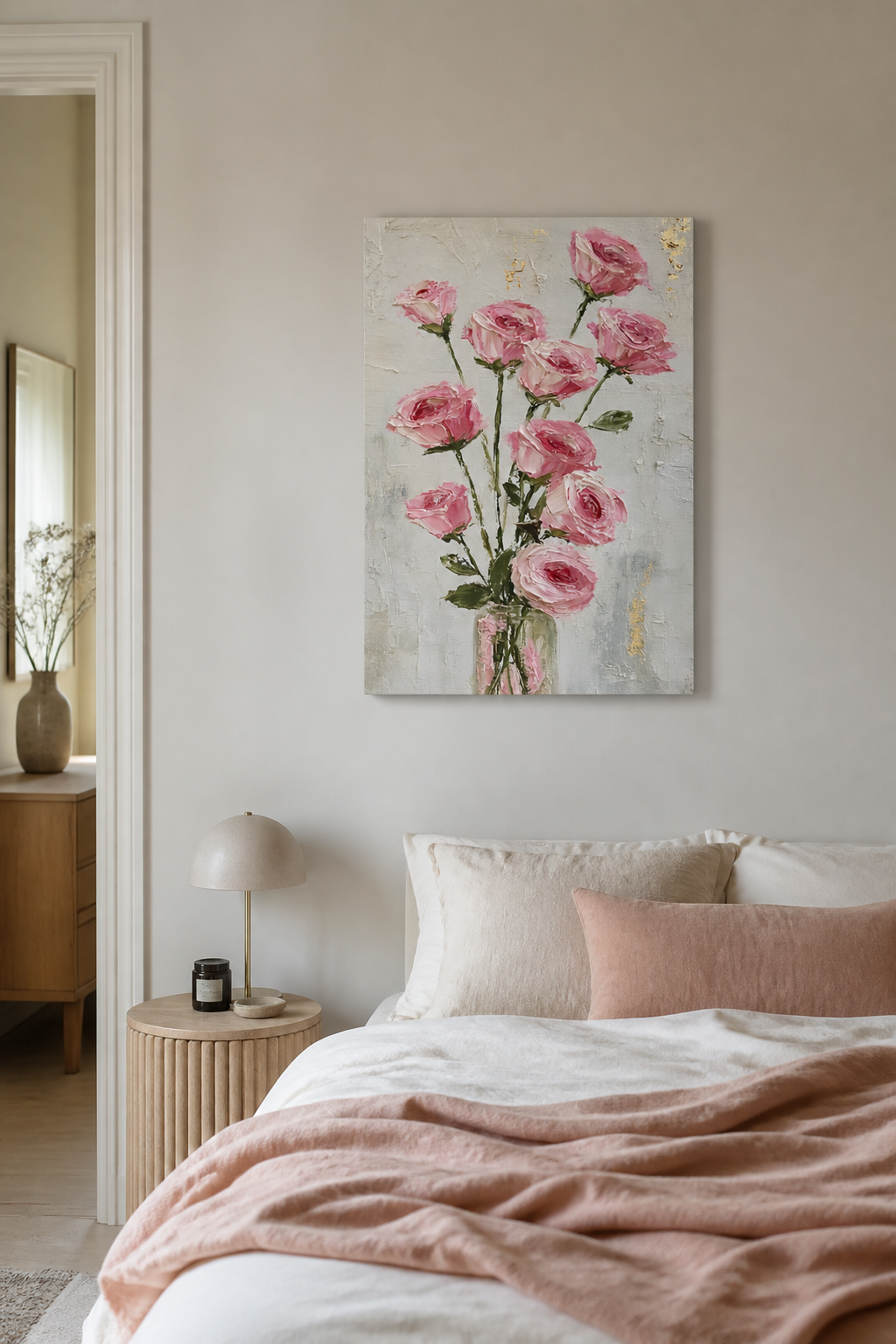 Rozen in zachte tinten