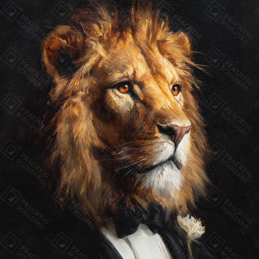 Majestueuze Leeuw in Focus