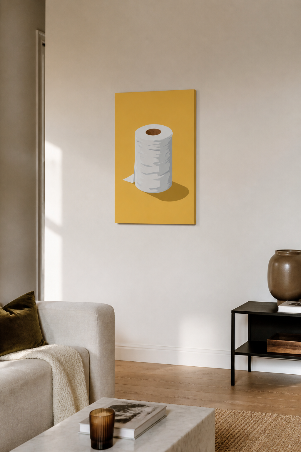 Stilleven met toiletrol