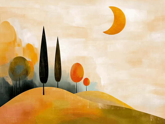 Landschap met Gouden Maan