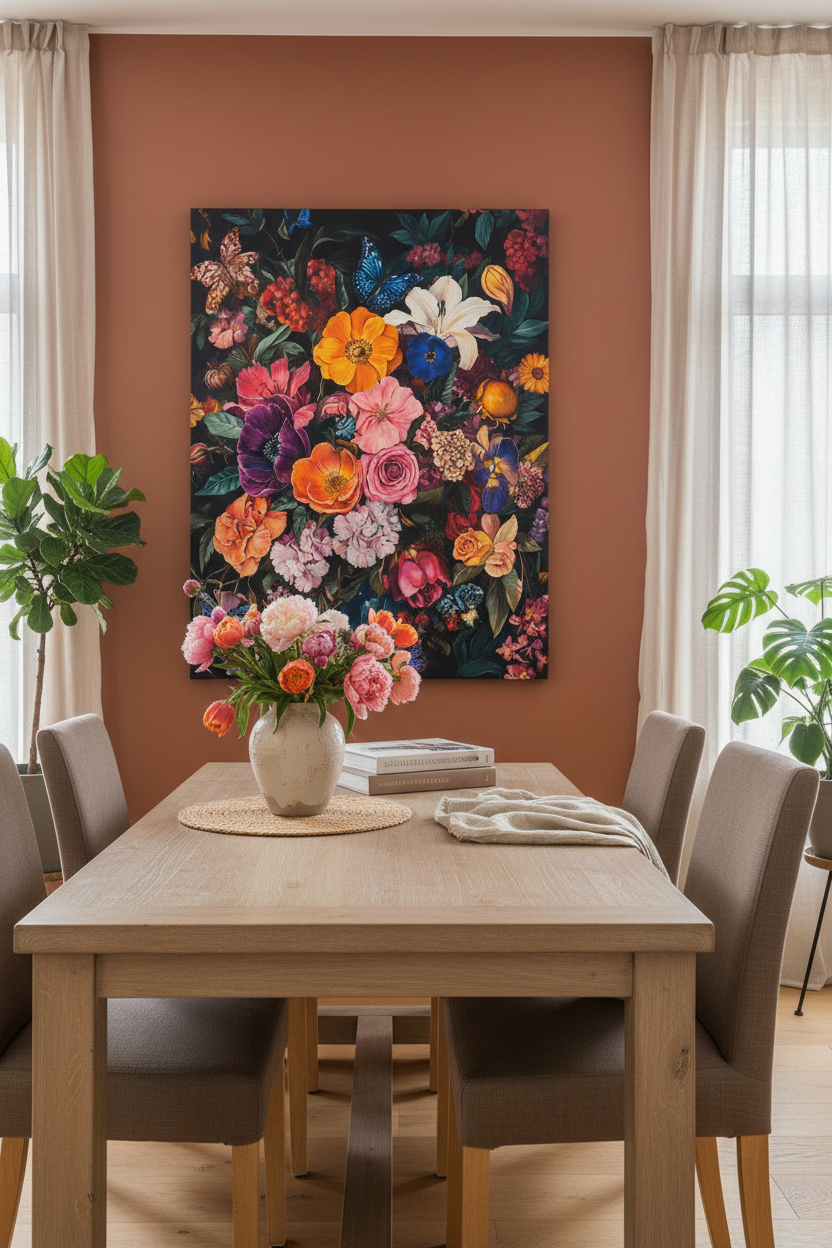 Bloemenpracht met Vlinders