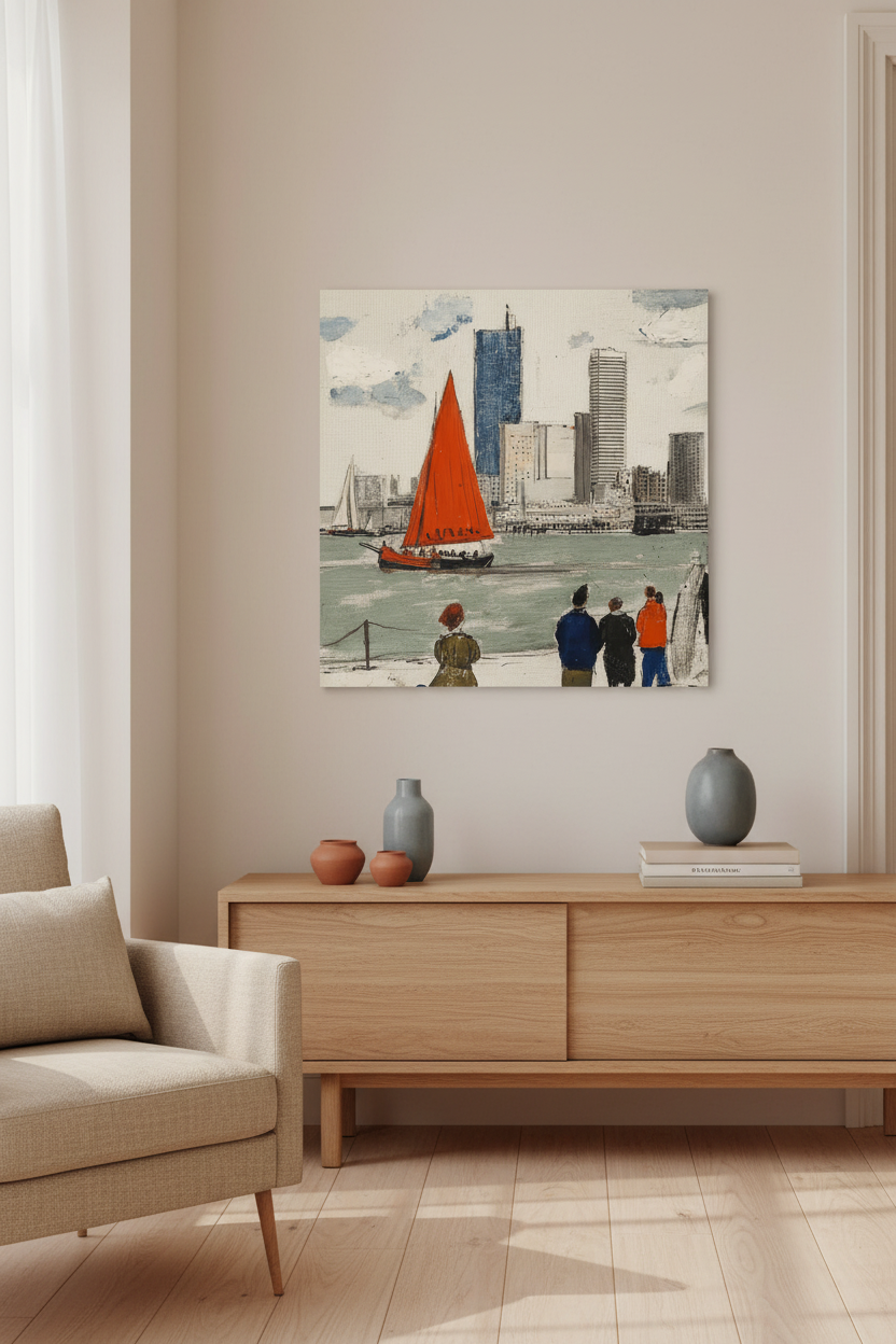 Rood Zeil in de Stadshaven