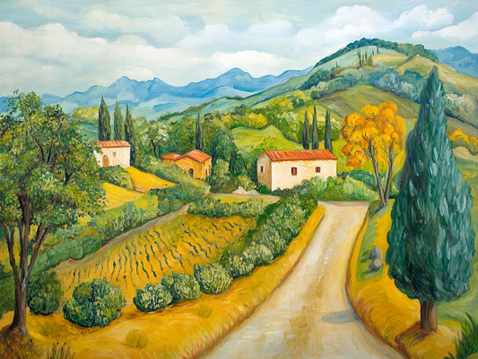 Serene Toscaanse Heuvels