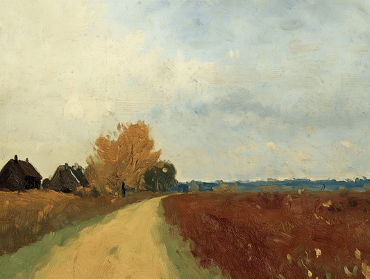 Herfstdag op het Platteland