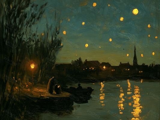 Sterrenhemel boven de Rivier
