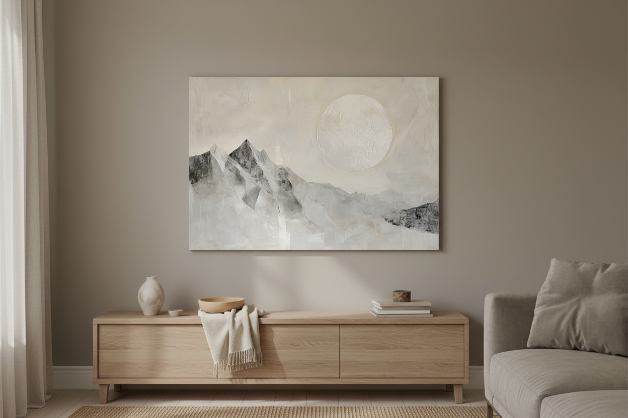 Berglandschap in Zacht Licht