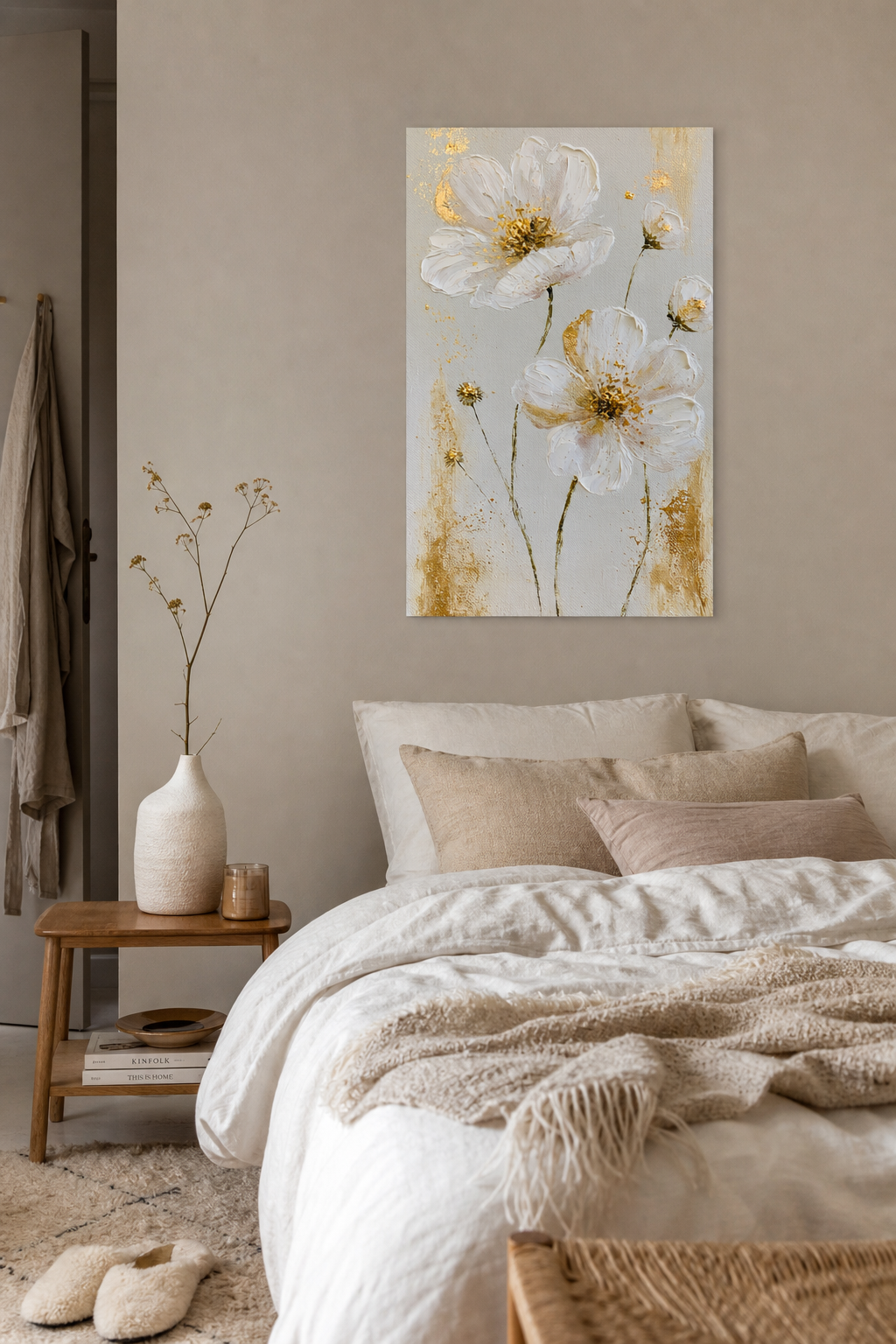 Bloemenpracht in Goud
