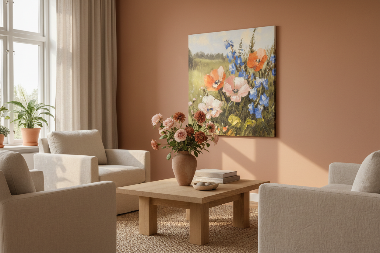 Bloemenpracht in de ochtendzon