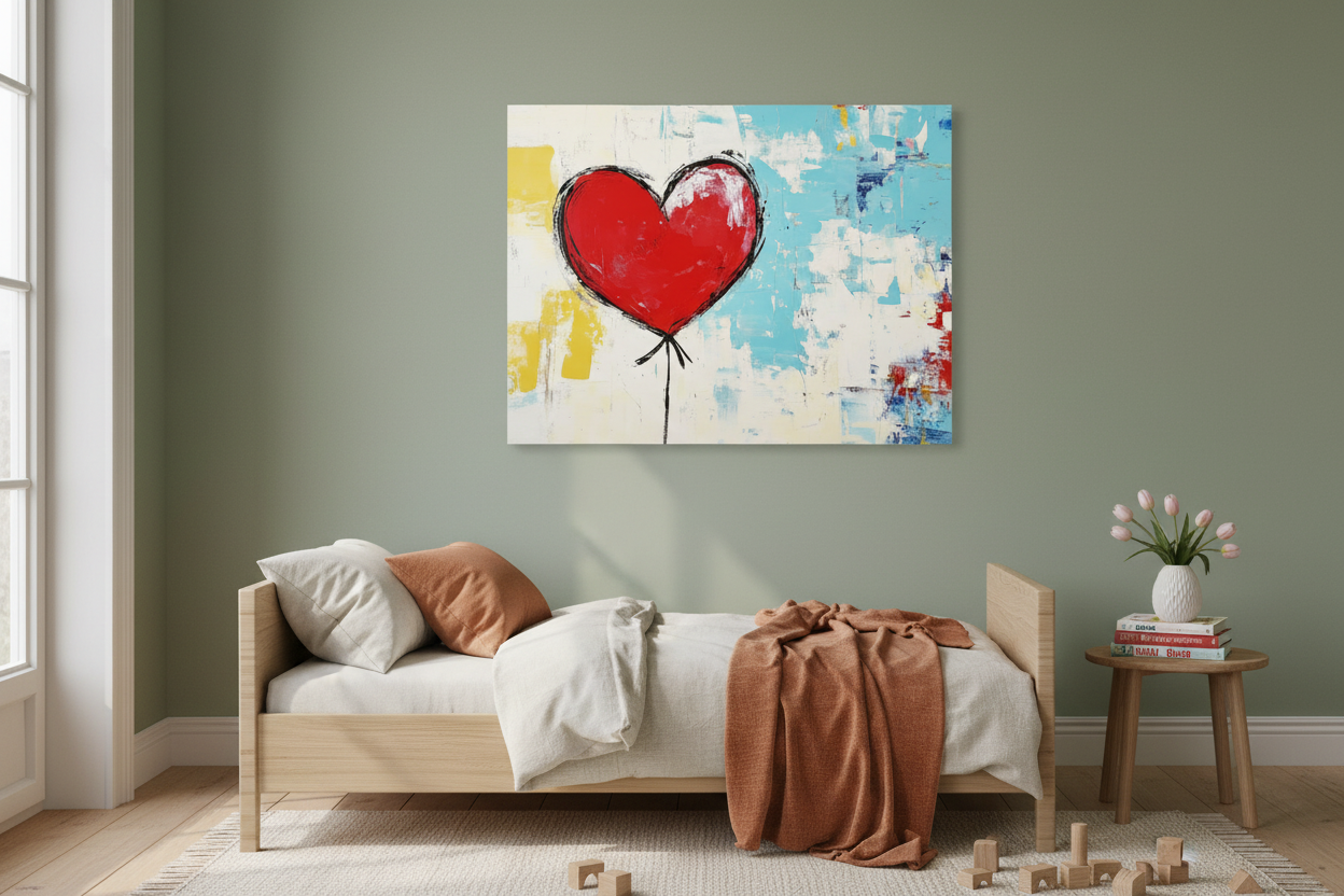 Abstracte Hart Ballon