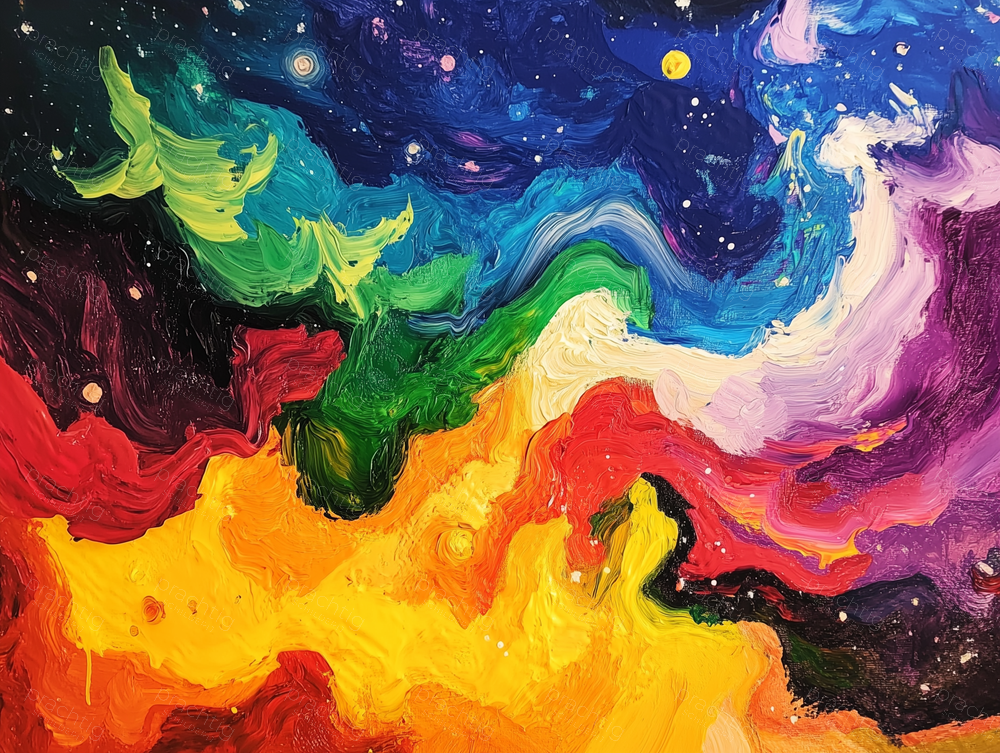 Kosmische Kleurexplosie