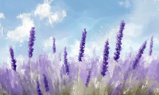 Lavendel in de Zomerzon