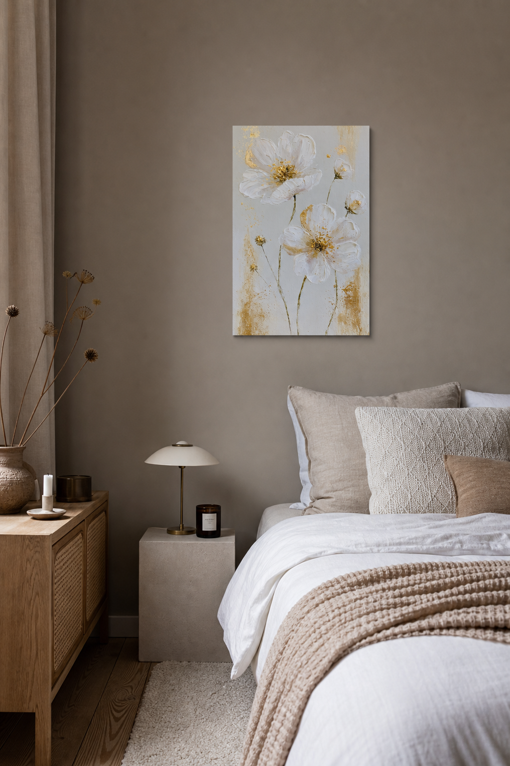 Bloemenpracht in Goud