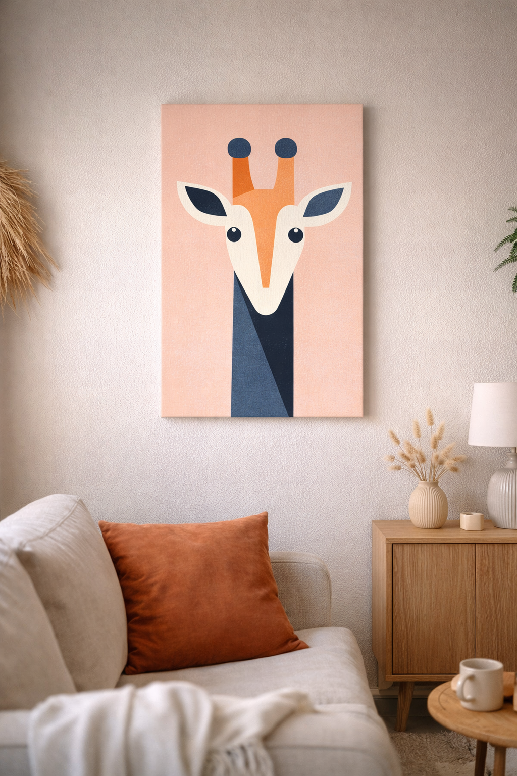 Modern Giraffe Portret