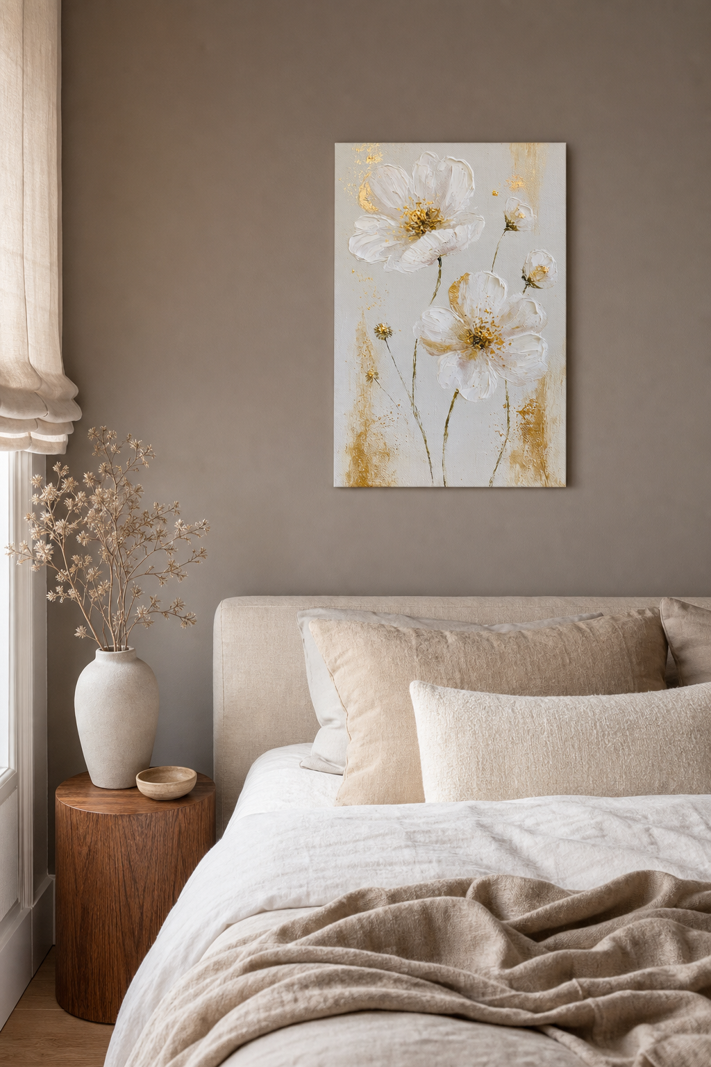 Bloemenpracht in Goud