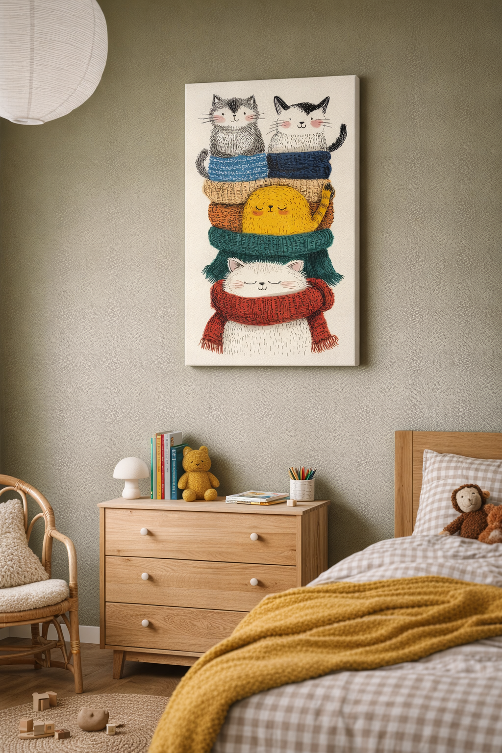 Knusse Katten in Warme Kleuren
