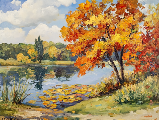 Herfstkleuren aan het Meer