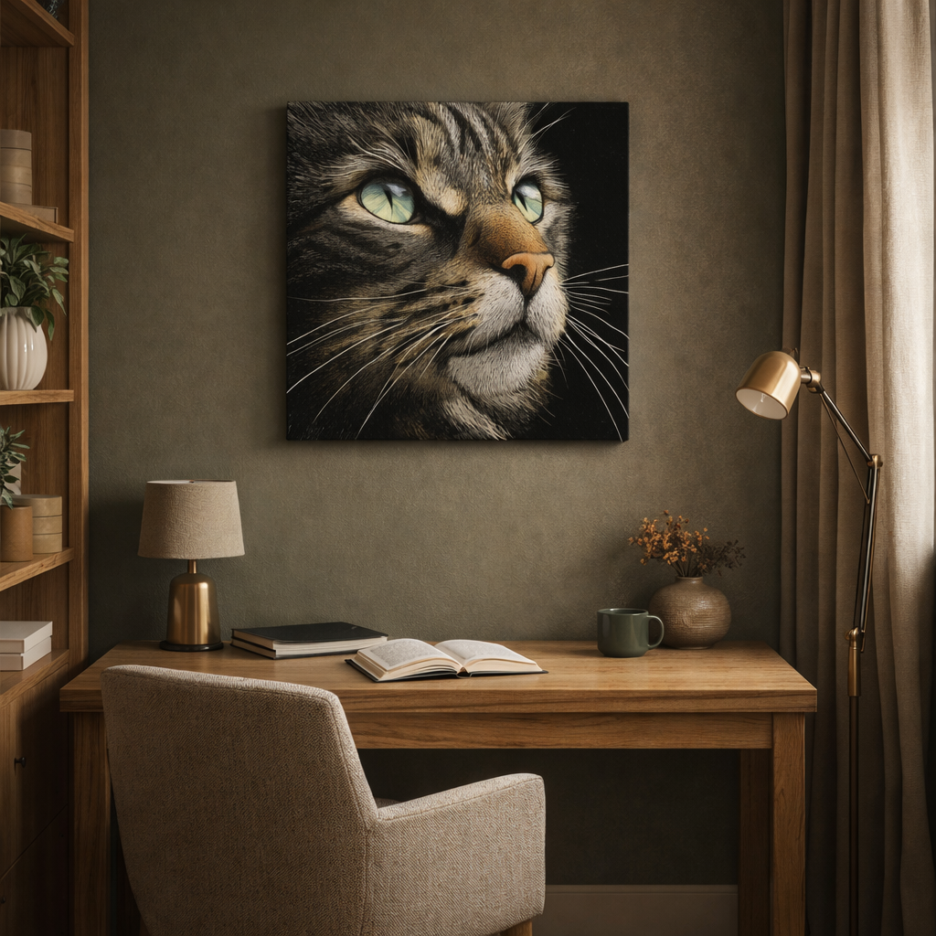 Diep in de ogen van een kat