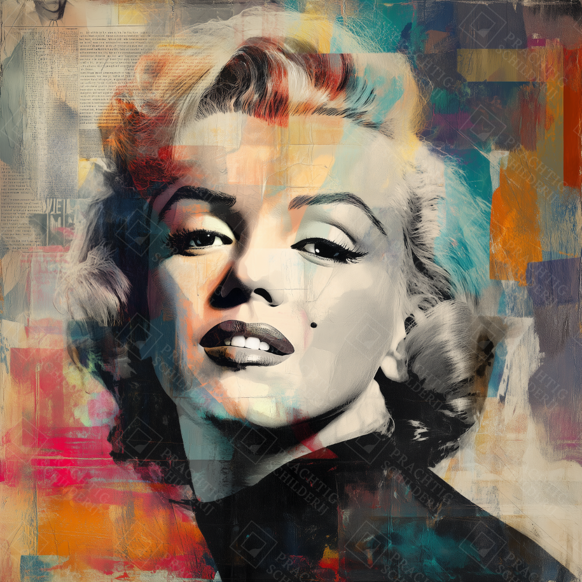 Iconisch portret met moderne twist
