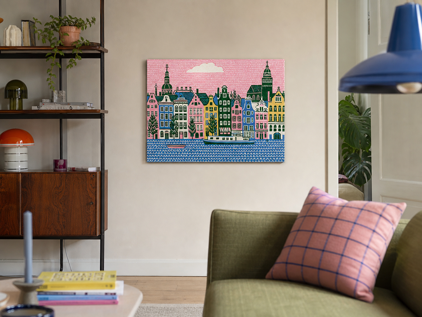 Stadsgezicht vol Kleur