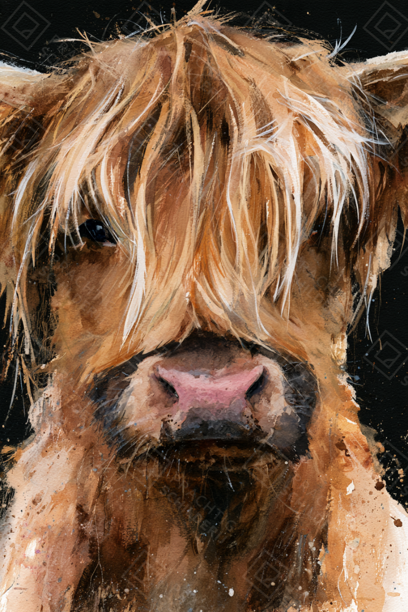 Schotse Hooglander met Kracht