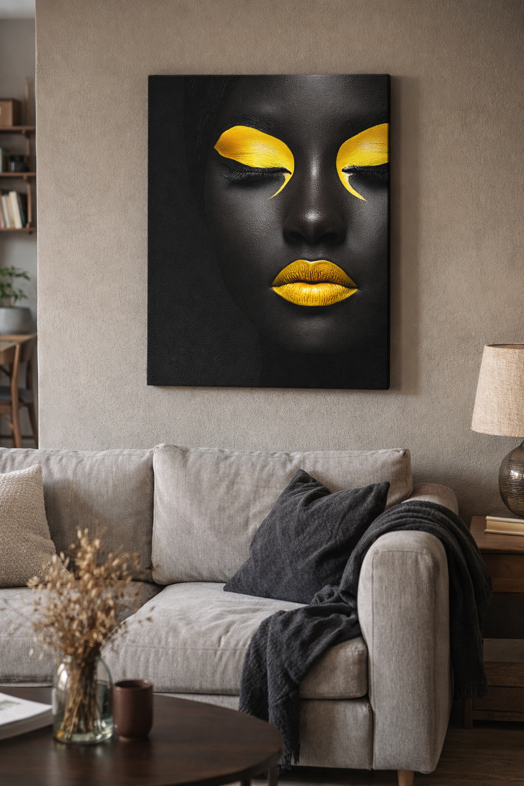 Gele Accenten in Zwart