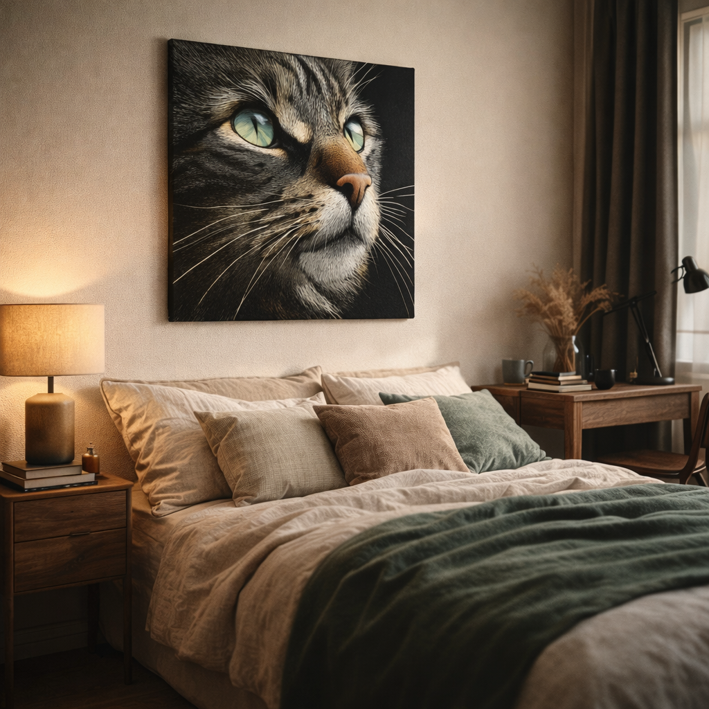Diep in de ogen van een kat