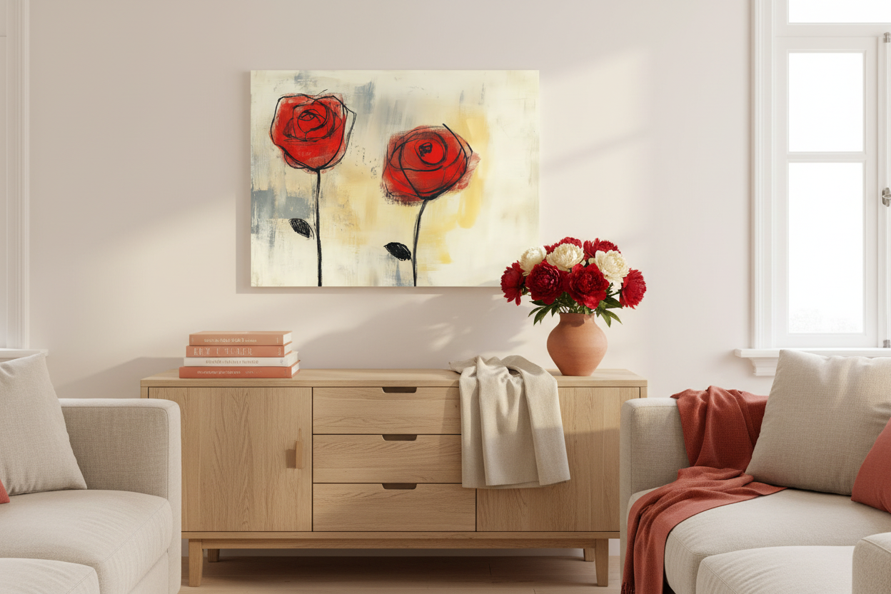 Twee Rode Rozen