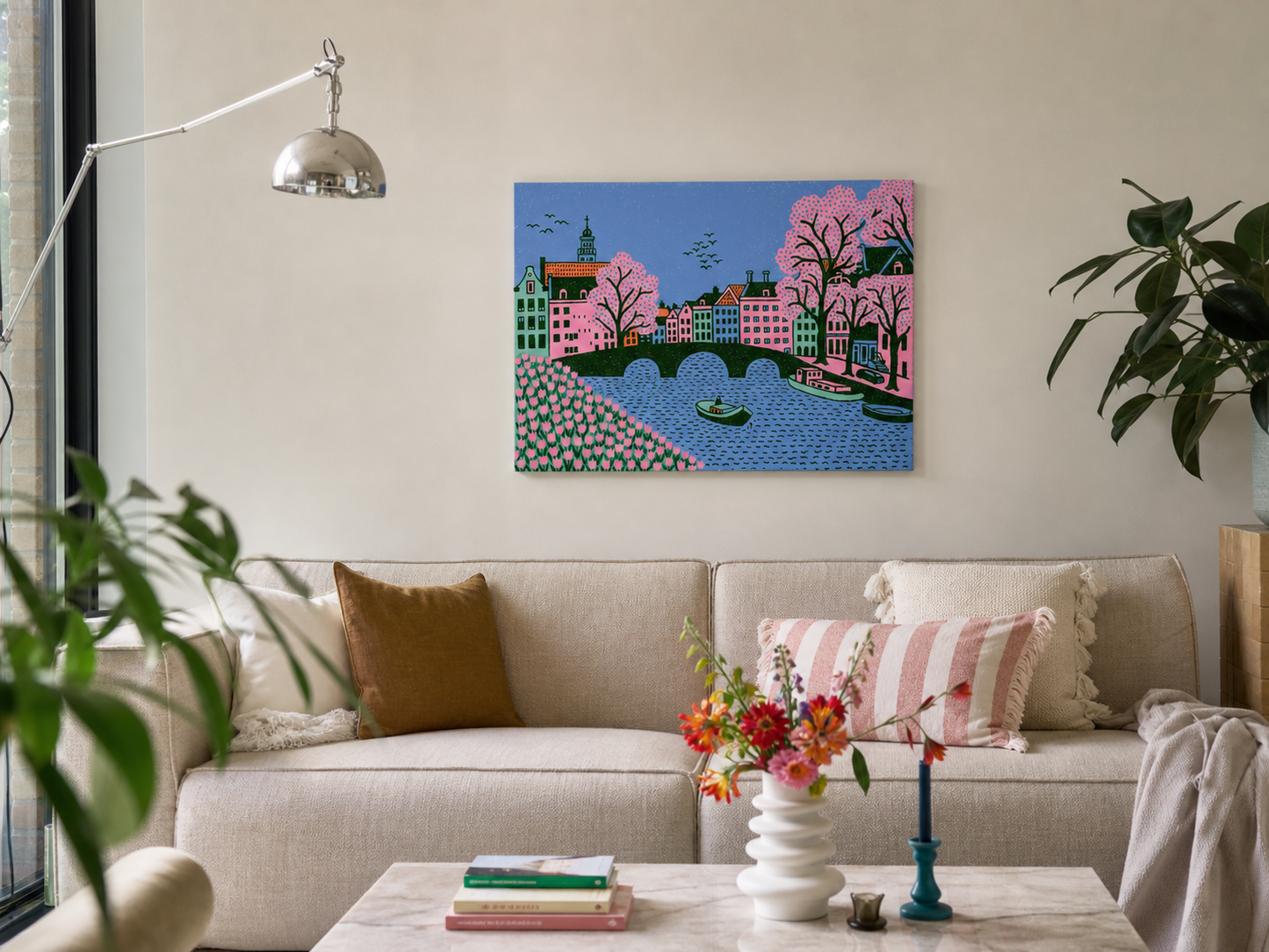 Lente op de Brug