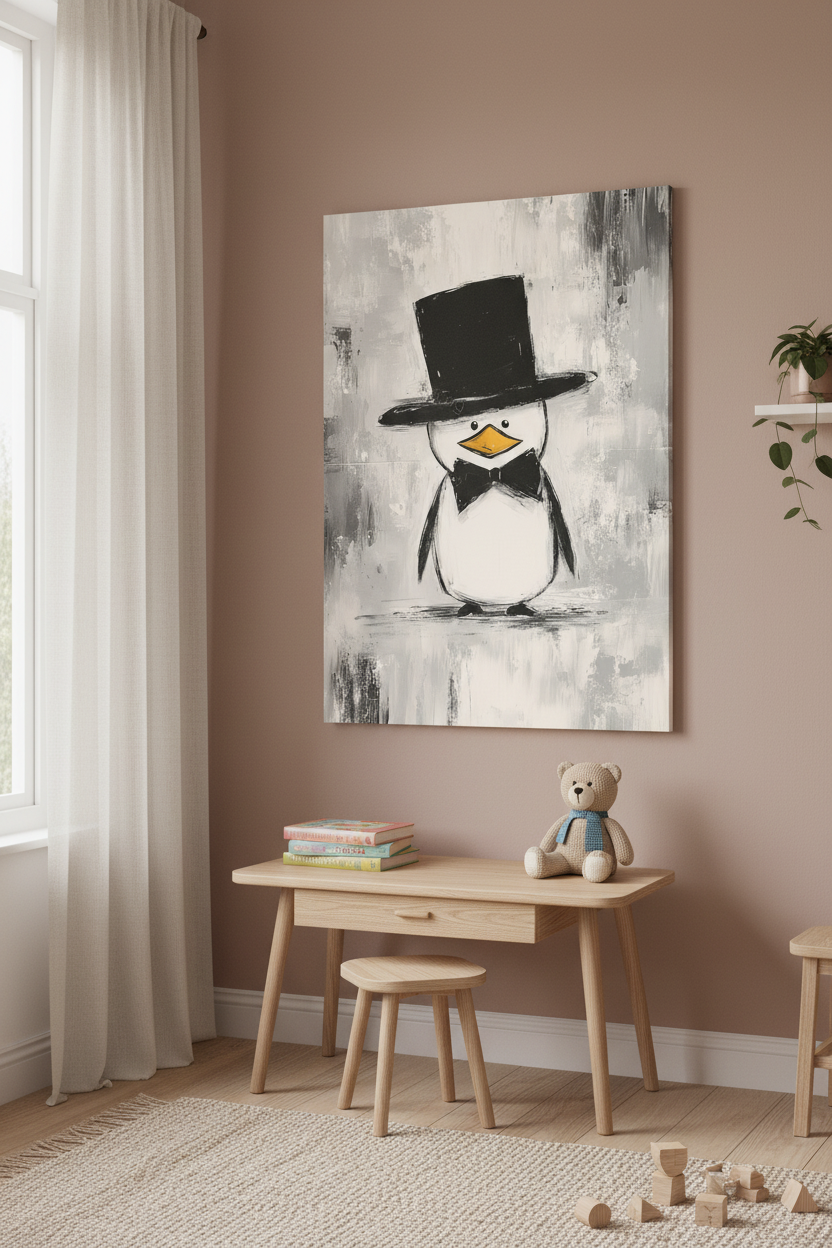 Chique Pinguïn in Stijl